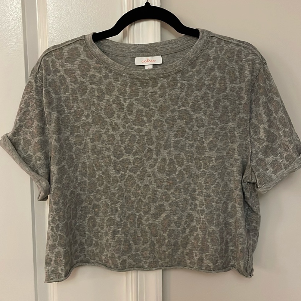 Camo crop top size M